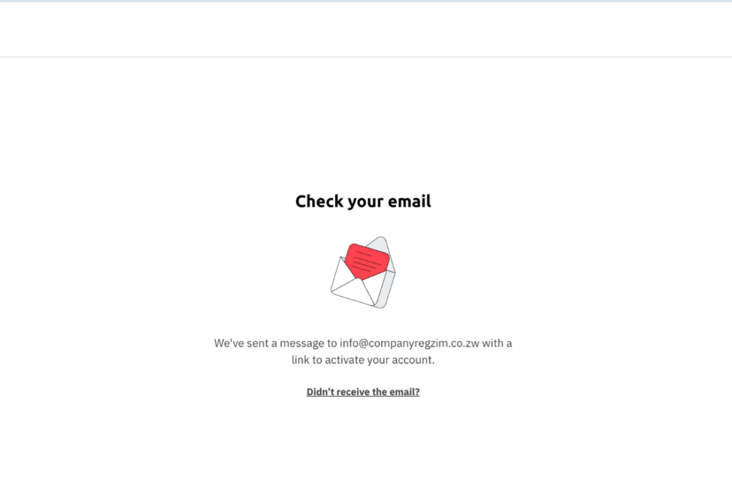 Check your email