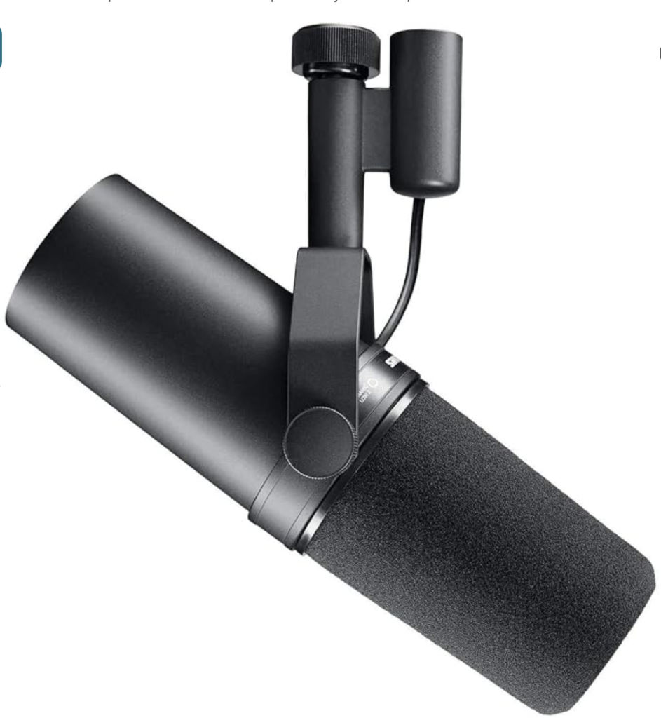Shure SM7B microphone